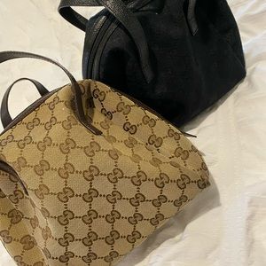 Mini vintage Gucci bag ( the black one)